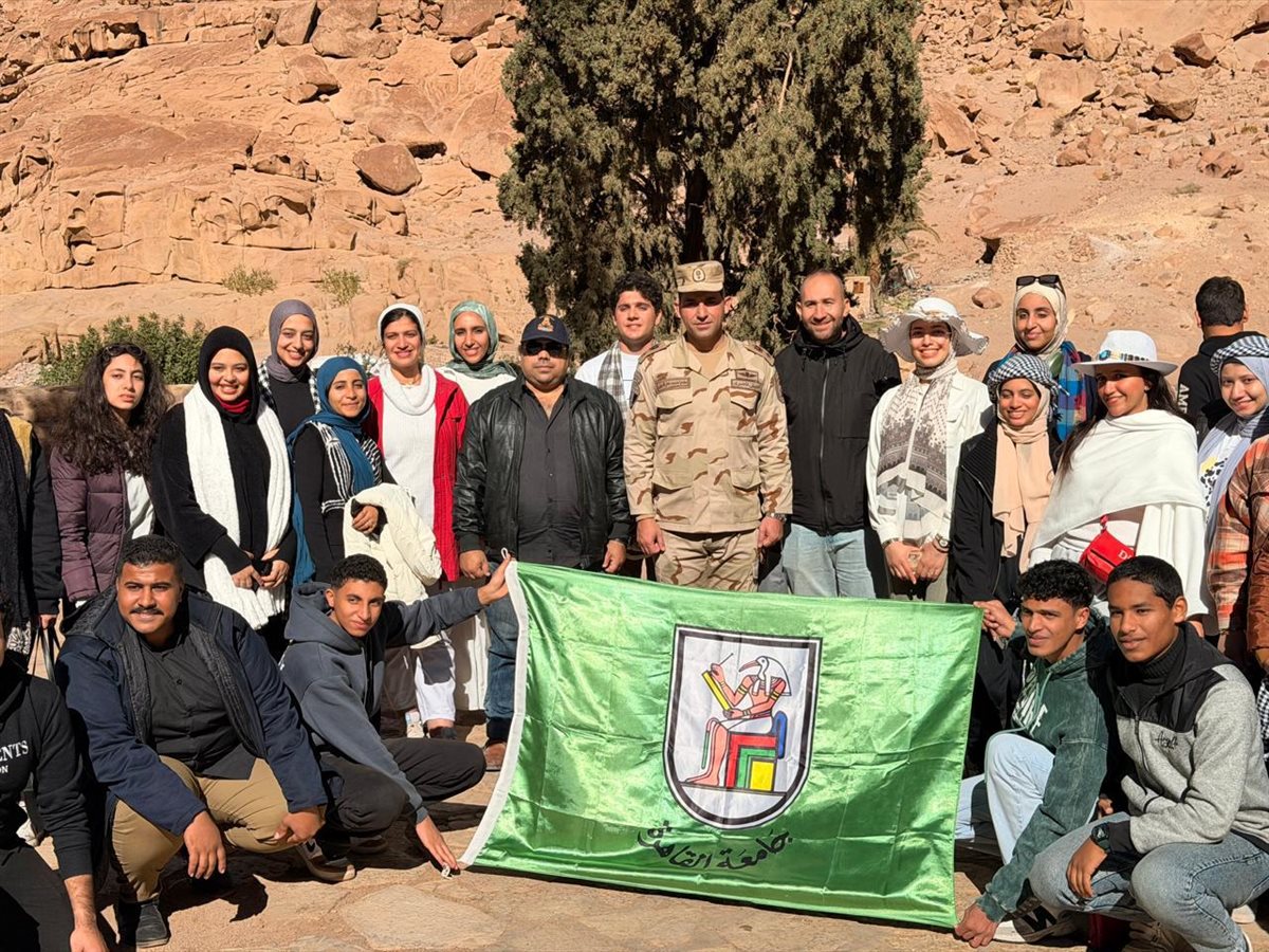 زيارة الفوج الطلابي للمشاريع القومية بسيناء