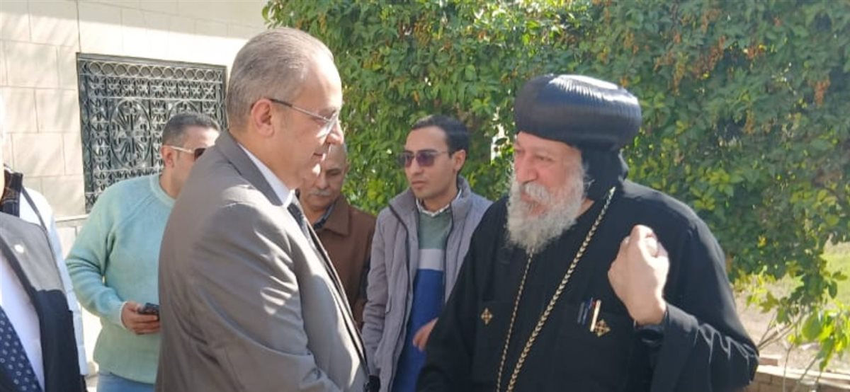 &nbsp;الأنبا إيلاريون يستقبل رئيس نادي قضاة البحيرة&nbsp;