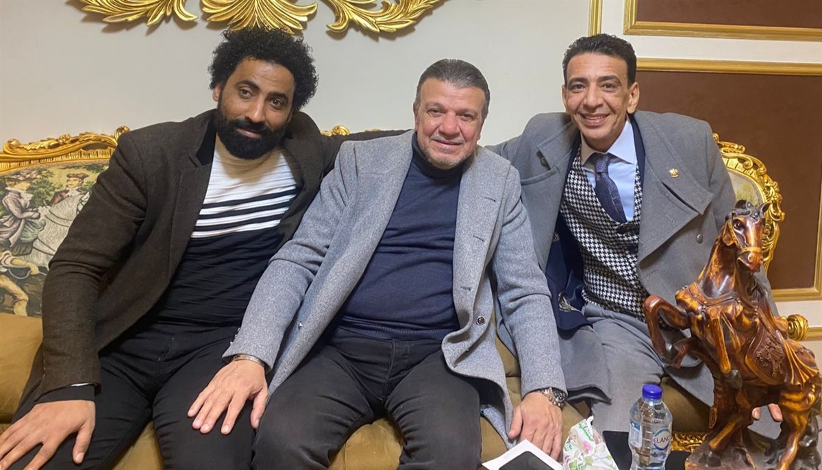 المنتج وليد عمرو والفنان أحمد سلامة والمخرج أحمد بوجي