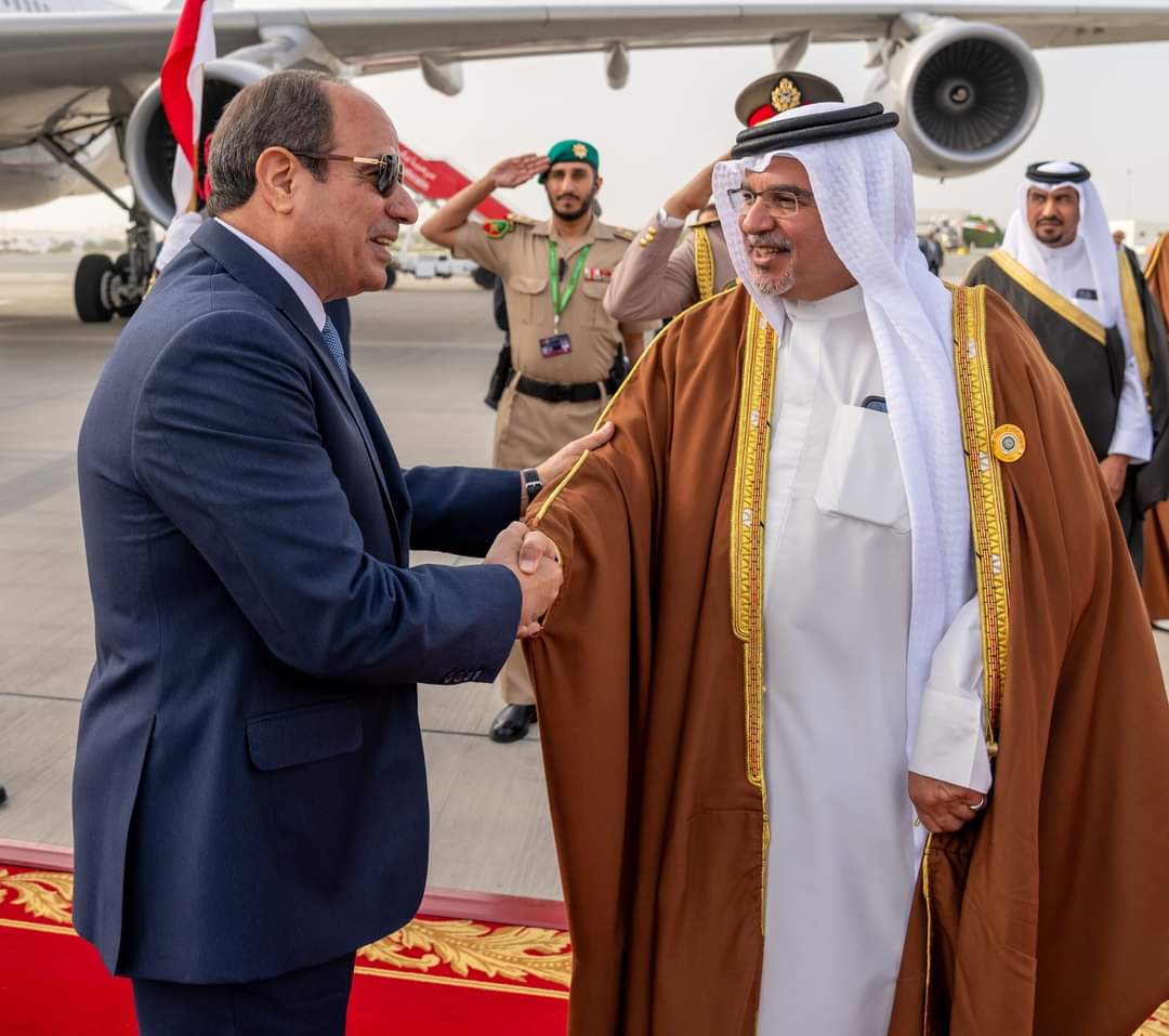 استقبال الرئيس بمملكة البحرين 