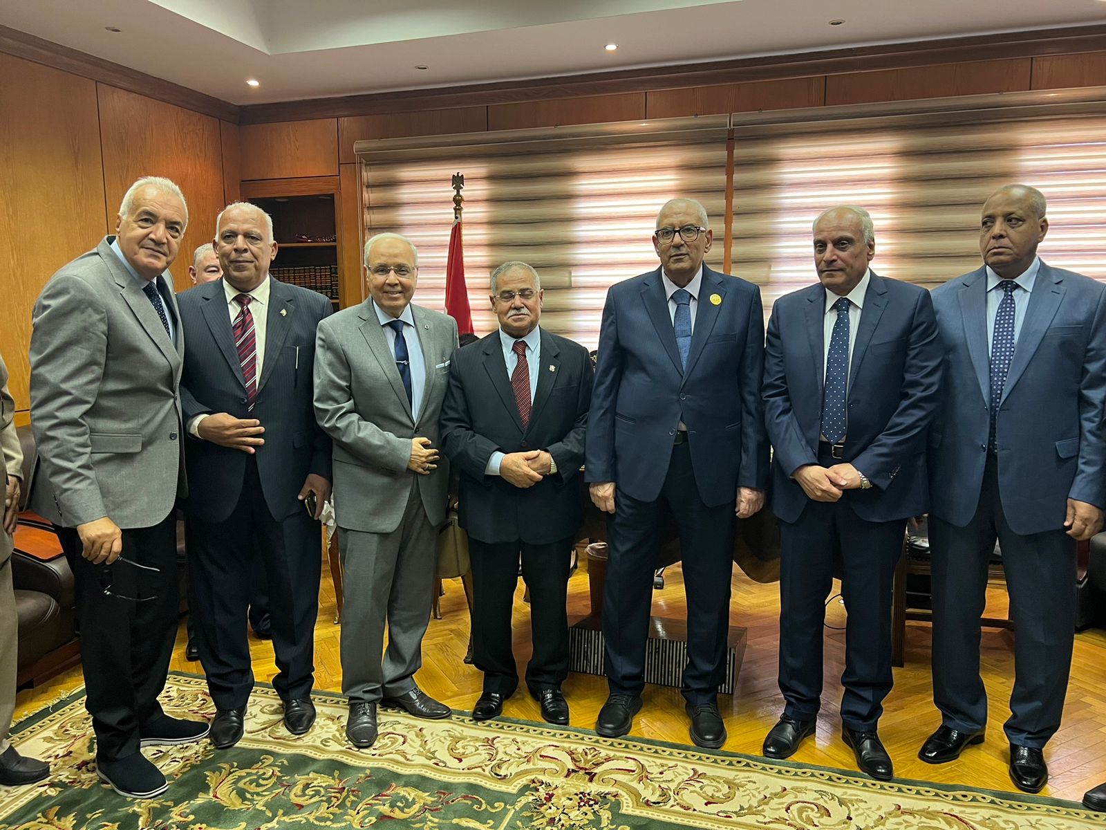 رؤساء المحاكم في صورة تذكارية