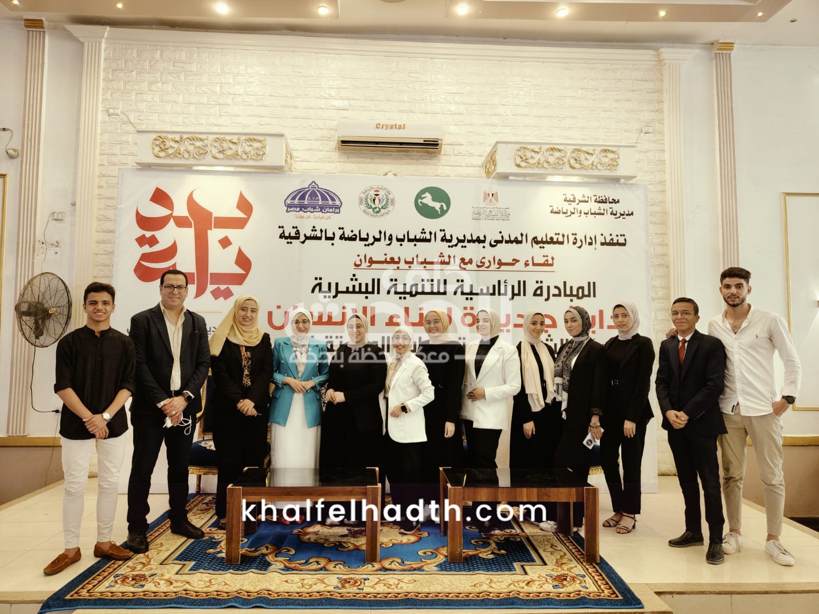 جانب من مشاركة قيادات حملة بشبابها 