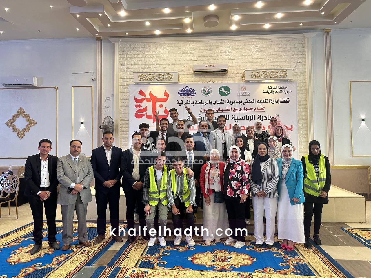 جانب من مشاركة قيادات حملة بشبابها 