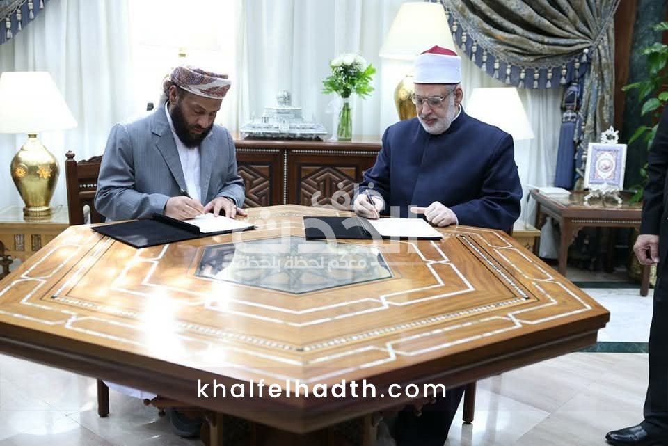زيارة الوزير اليمني لشيخ الأزهر 