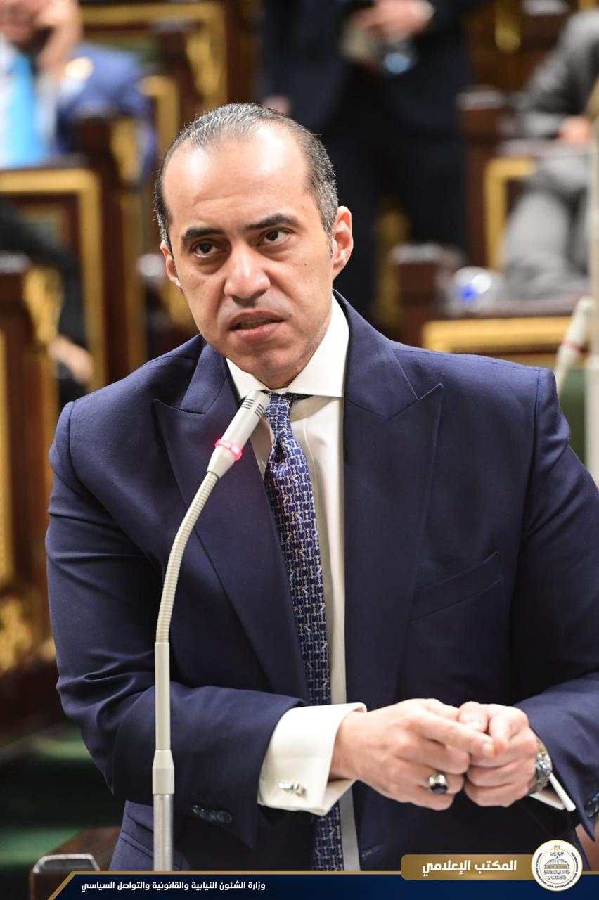 المستشار محمود فوزي وزير الشؤون النيابية والتواصل السياسي 