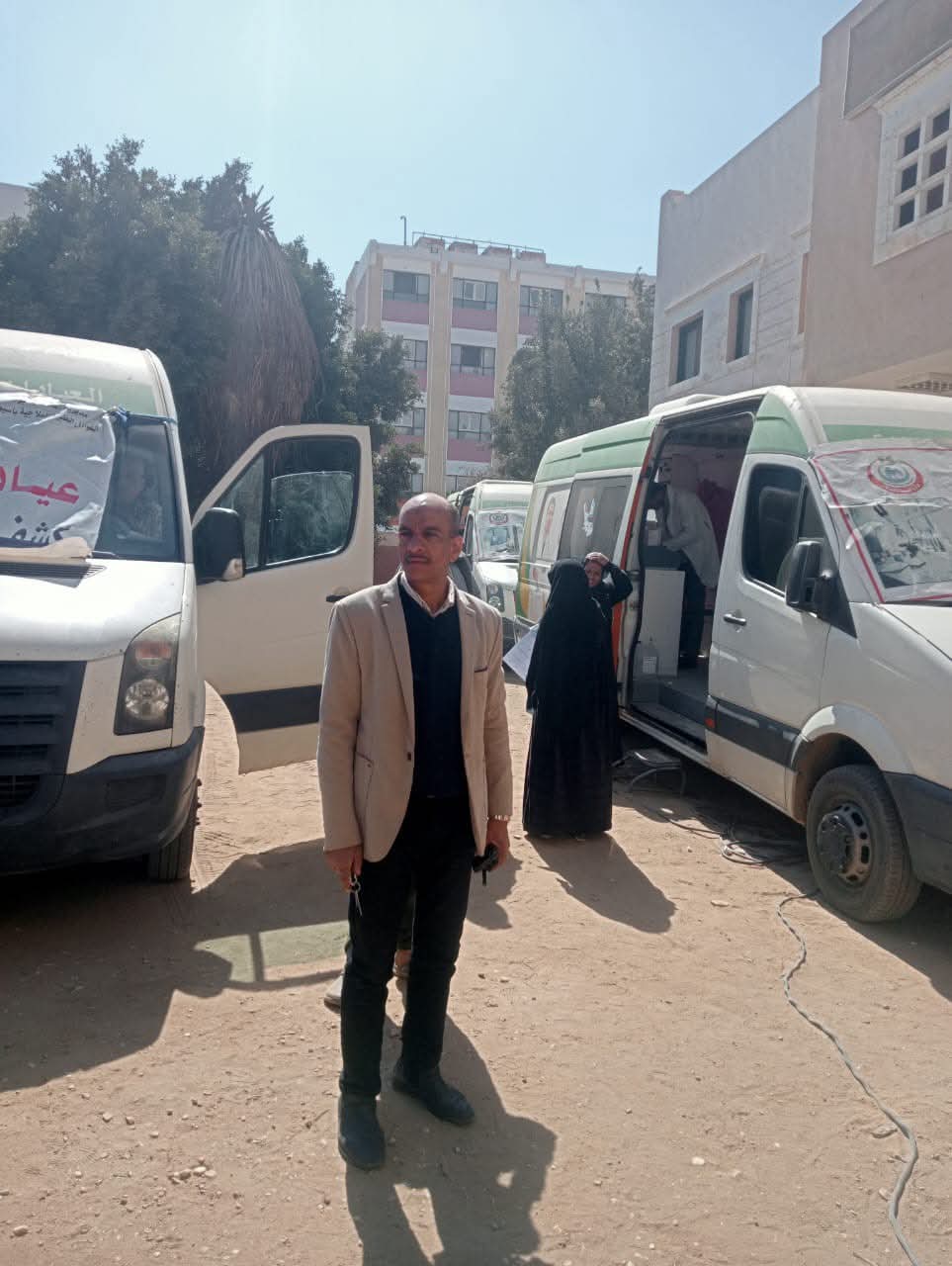حياة كريمة تطلق قافلة طبية مجانية بقرية دوينة بأسيوط