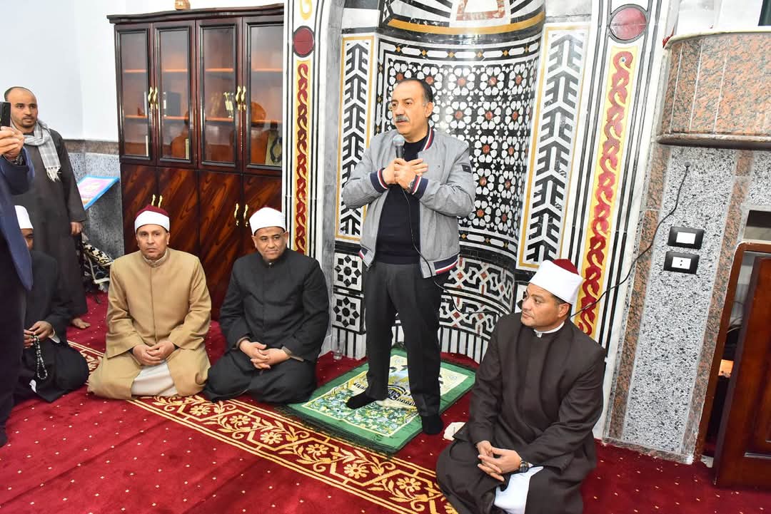 محافظ أسيوط يفتتح مسجد آل السليمانية