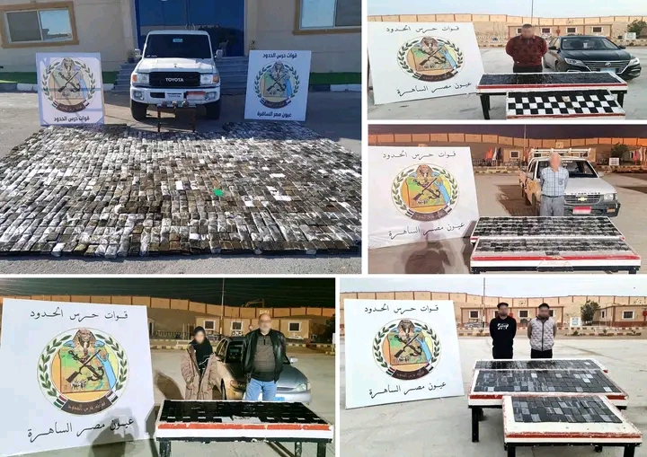 الجيش المصري يضرب بقوة..إحباط تهريب أسلحة ومخدرات وإفشال مخططات الهجرة غير الشرعية