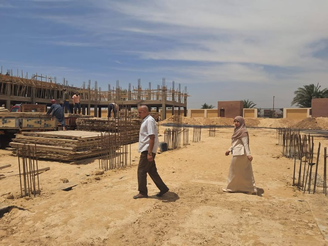 نائبا البدارى يتابعان معدلات إنجاز سوق عرب مطير الدولي<br>&nbsp;