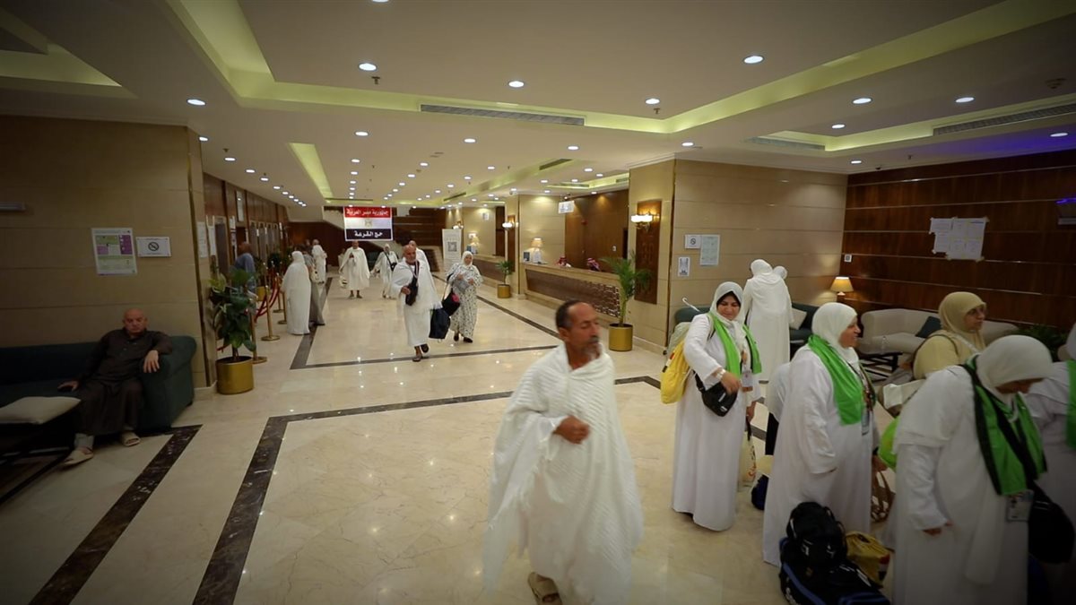 حجاج القرعة بمراسم الحج