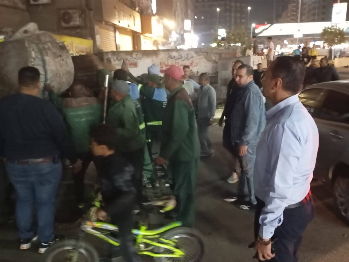 محافظة الجيزة تكثّف حملاتها الليلية لضبط عربات الكارو والتروسيكلات في مناطق اللبيني