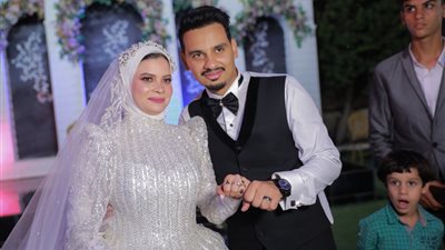 الزميل عمرو أنور محفوظ يحتفل بعقد قرانه على آية خلف وسط حضور الأهل والأصدقاء