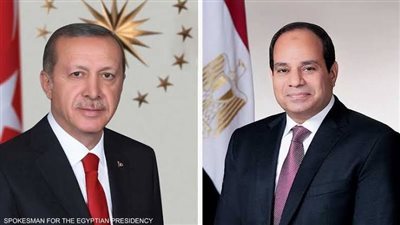 السيسي واردوغان: انهاء الصراع الفلسطيني الاسرائيلي يكون بحل الدولتين