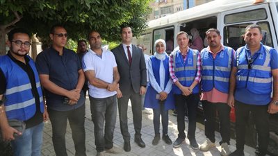 إقبال كبير على حملة التبرع بالدم للشعب الفلسطينى بمشاركة نائب محافظ كفرالشيخ