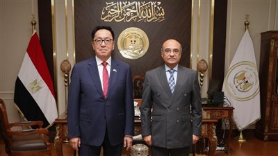 وزير العدل يستقبل سفير جمهورية كازاخستان بالقاهرة