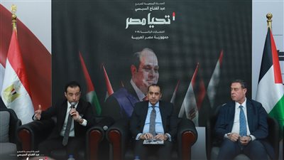 الحملة الرسمية للمرشح الرئاسي السيسي تستقبل السفير الفلسطيني تضامنا مع القضية الفلسطينية