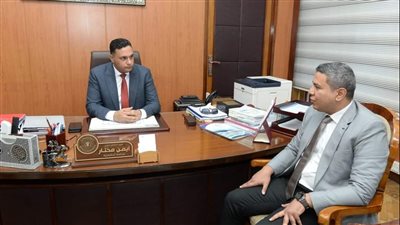 محافظ الدقهلية يستقبل المدير الجديد لمستشفى المنصورة التخصصى