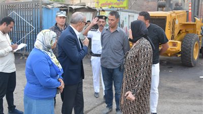 الهجان يقوم بجولة ميدانية بمدن بنها والخصوص وأحياء شرق وغرب شبرا الخيمة 