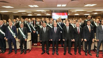 أعضاء هيئة قضايا الدولة يؤدون اليمين القانونية  أمام وزير العدل 