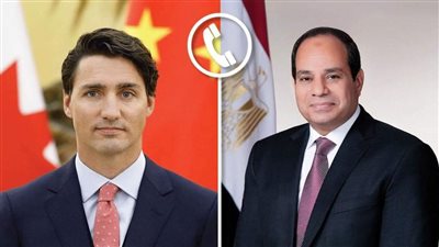 الرئيس السيسي يبحث هاتفيا مع رئيس الوزراء الكندي التصعيد العسكري في غزة 