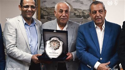 استقبل الكابتن حسين لبيب رئيس نادي الزمالك، مجلس إدارة نقابة الصحفيين برئاسة خالد البلشي داخل مقر القلعة البيضاء