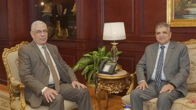 النائب العام يستقبل رئيس هيئة قناة السويس