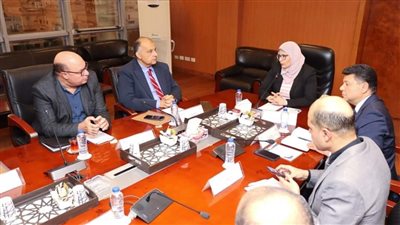 رئيس التنمية الصناعية تبحث مع المجلس التصديري لمواد البناء  سبل تطوير القطاع وبحث مطالب الصناع