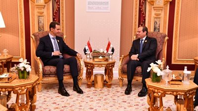 الرئيس السيسي وبشار الأسد يؤكدان رفضهما تصفية القضية الفلسطينية