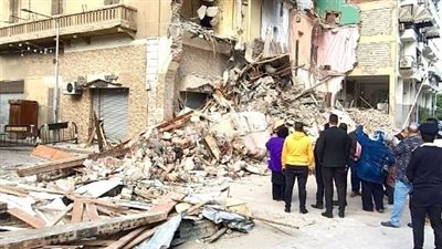 قرارات هامة للنيابة الإدارية في انهيار عقار بورسعيد 