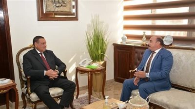 وزير التنمية المحلية يبحث مع محافظ أسوان معدلات تنفيذ مشروعات الخطة الاستثمارية 
