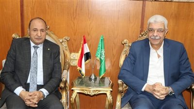 رئيس جامعة المنوفية يستقبل وفد هيئة  النيابة الإدارية لبحث سبل التعاون المشترك 