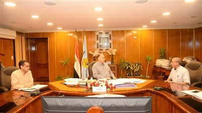 محافظ أسيوط يتابع سير العمل بالحملة القومية لتحصين 159 ألف رأس ماشية بالمحافظة