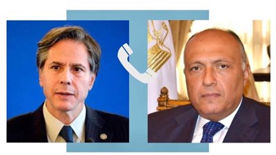 وزير الخارجية لنظيره الأمريكي: ضرورة البناء على هذه الهدنة للوصول إلى وقف شامل لإطلاق النار