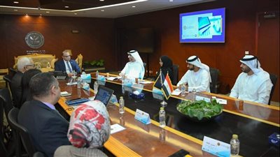 رئيس الرقابة المالية يستقبل وفد جهاز أبو ظبي للمحاسبة لبحث التعاون المشترك