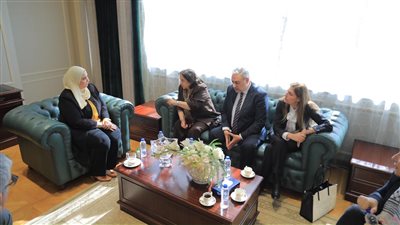 القباج تستقبل وزيرة الصحة الفلسطينية.. وتناقشان احتياجات الأشقاء الفلسطينيين من المساعدات الإنسانية والإغاثية  