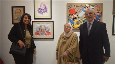 بالصور .. افتتاح معرض عيد الكاريكاتير المصري في نسخته الثالثة