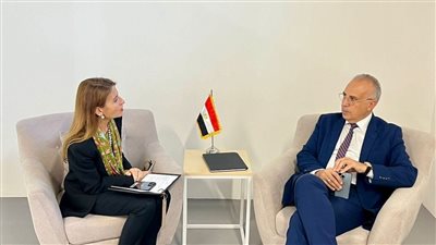 وزير الري يلتقى المدير الإقليمي لمكتب اليونسكو بالقاهرة 