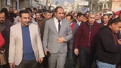 وكيل صحه كفرالشيخ يقود مسيره للمشاركه فى الانتخابات 