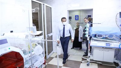 وزير الصحة يتفقد مستشفى مبرة المعادي لمتابعة الخدمات الطبية المقدمة للمواطنين