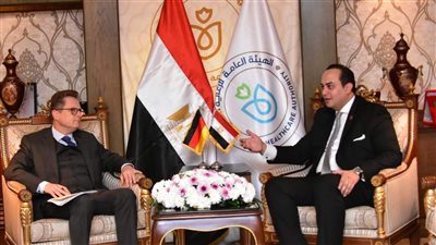  رئيس هيئة الرعاية الصحية يبحث مع سفير ألمانيا سبل التعاون لتبادل الخبرات 