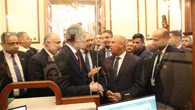 محافظ كفرالشيخ ووزيرى النقل والاتصالات وتكنولوجيا المعلومات يفتتحون محطة قطار الملك فؤاد التاريخية 