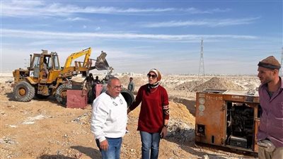 رئيس جهاز السويس الجديدة تتفقد أعمال المرافق بعتاقة