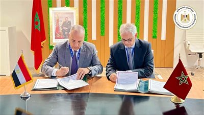 وزير الري ونظيره المغربي يوقعان مذكرة تعاون في مجال الإدارة المستدامة للموارد المائية