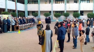 كفر الشيخ الأزهرية تحتفي باليوم العالمي للغة العربية من أرض طابور معهدي محمد رجب وكفر الشيخ الابتدائي