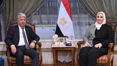 القباج تلتقي وزير التنمية الاجتماعية الفلسطيني ويبحثان احتياجات الأشقاء الفلسطينيين الإنسانية 