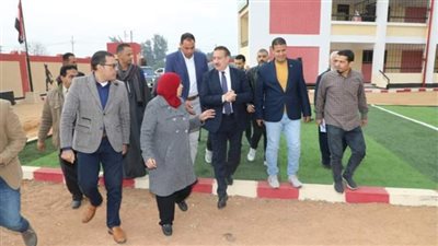 محافظ المنوفية يتفقد المبنى الجديد بمدرسة بره العجوز تمهيدا لدخوله الخدمة التعليمية 