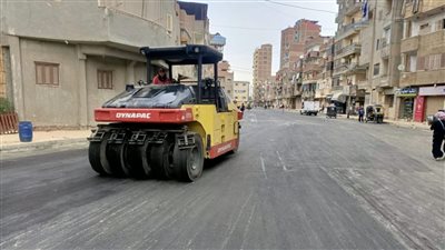 محافظ الغربية يتابع أعمال الرصف النهائية لمنشية عبد المنعم رياض والتقوى بالمحلةالكبرى