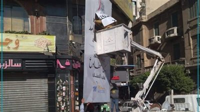 إزالة 1796 إعلانا مخالفاً بأحياء الإسكندرية خلال شهرين