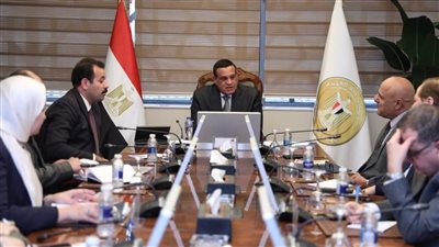 وزير التنمية المحلية يلتقي مع المدير التنفيذي لجهاز مستقبل مصر للتنمية المستدامة