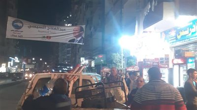 أسيوط: حملات بحي شرق لرفع اشغالات الباعة الجائلين والمحال التجارية